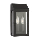 Two Light Outdoor Wall Lantern<br /><span style="color:#4AB0CE;">Entrega: 4-10 dias en USA</span><br /><span style="color:#4AB0CE;font-size:60%;">PREGUNTE POR ENTREGA EN PANAMA</span><br />Collection: Hingham<br />Finish: Textured Black