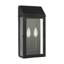 Two Light Outdoor Wall Lantern<br /><span style="color:#4AB0CE;">Entrega: 4-10 dias en USA</span><br /><span style="color:#4AB0CE;font-size:60%;">PREGUNTE POR ENTREGA EN PANAMA</span><br />Collection: Hingham<br />Finish: Textured Black