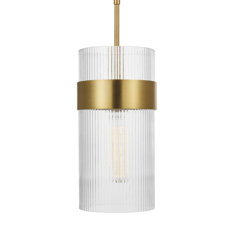 One Light Pendant<br /><span style="color:#4AB0CE;">Entrega: 4-10 dias en USA</span><br /><span style="color:#4AB0CE;font-size:60%;">PREGUNTE POR ENTREGA EN PANAMA</span><br />Collection: Geneva<br />Finish: Burnished Brass