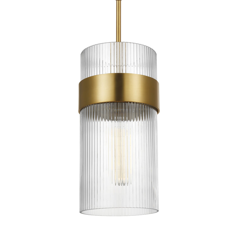 One Light Pendant<br /><span style="color:#4AB0CE;">Entrega: 4-10 dias en USA</span><br /><span style="color:#4AB0CE;font-size:60%;">PREGUNTE POR ENTREGA EN PANAMA</span><br />Collection: Geneva<br />Finish: Burnished Brass