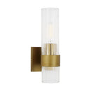 One Light Wall Sconce<br /><span style="color:#4AB0CE;">Entrega: 4-10 dias en USA</span><br /><span style="color:#4AB0CE;font-size:60%;">PREGUNTE POR ENTREGA EN PANAMA</span><br />Collection: Geneva<br />Finish: Burnished Brass