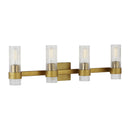 Four Light Vanity<br /><span style="color:#4AB0CE;">Entrega: 4-10 dias en USA</span><br /><span style="color:#4AB0CE;font-size:60%;">PREGUNTE POR ENTREGA EN PANAMA</span><br />Collection: Geneva<br />Finish: Burnished Brass
