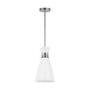 One Light Pendant<br /><span style="color:#4AB0CE;">Entrega: 4-10 dias en USA</span><br /><span style="color:#4AB0CE;font-size:60%;">PREGUNTE POR ENTREGA EN PANAMA</span><br />Collection: Heath<br />Finish: Polished Nickel