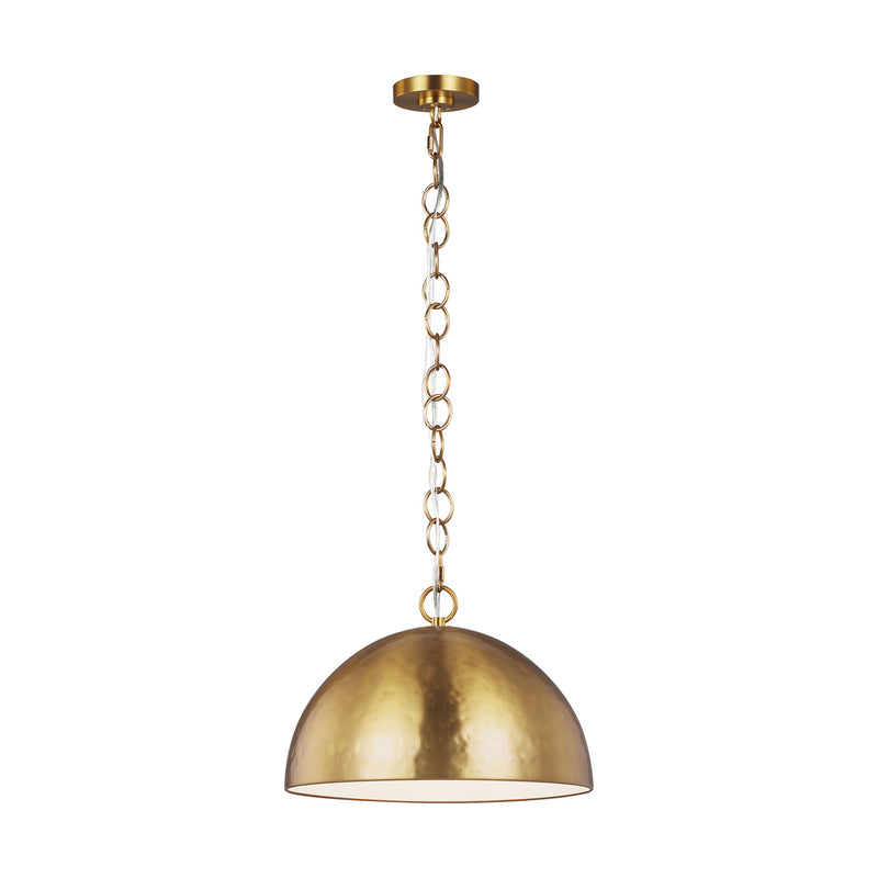 One Light Pendant<br /><span style="color:#4AB0CE;">Entrega: 4-10 dias en USA</span><br /><span style="color:#4AB0CE;font-size:60%;">PREGUNTE POR ENTREGA EN PANAMA</span><br />Collection: Whare<br />Finish: Burnished Brass