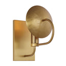 One Light Wall Sconce<br /><span style="color:#4AB0CE;">Entrega: 4-10 dias en USA</span><br /><span style="color:#4AB0CE;font-size:60%;">PREGUNTE POR ENTREGA EN PANAMA</span><br />Collection: Whare<br />Finish: Burnished Brass