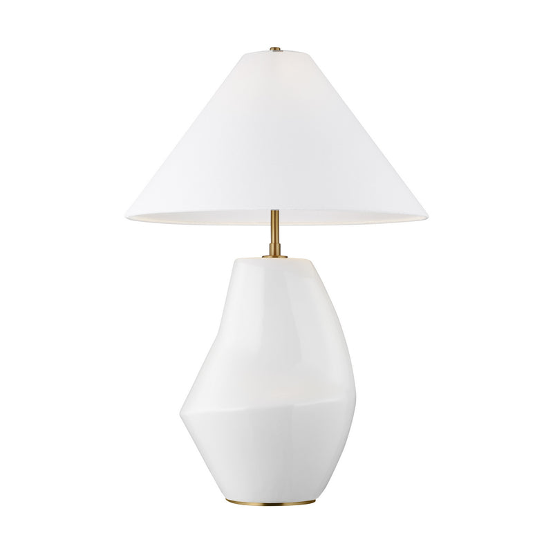 One Light Table Lamp<br /><span style="color:#4AB0CE;">Entrega: 4-10 dias en USA</span><br /><span style="color:#4AB0CE;font-size:60%;">PREGUNTE POR ENTREGA EN PANAMA</span><br />Collection: Contour<br />Finish: Arctic White