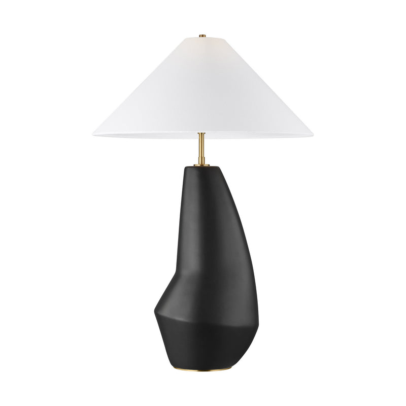 One Light Table Lamp<br /><span style="color:#4AB0CE;">Entrega: 4-10 dias en USA</span><br /><span style="color:#4AB0CE;font-size:60%;">PREGUNTE POR ENTREGA EN PANAMA</span><br />Collection: Contour<br />Finish: Coal