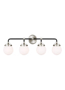 Four Light Wall / Bath<br /><span style="color:#4AB0CE;">Entrega: 4-10 dias en USA</span><br /><span style="color:#4AB0CE;font-size:60%;">PREGUNTE POR ENTREGA EN PANAMA</span><br />Collection: Cafe<br />Finish: Brushed Nickel