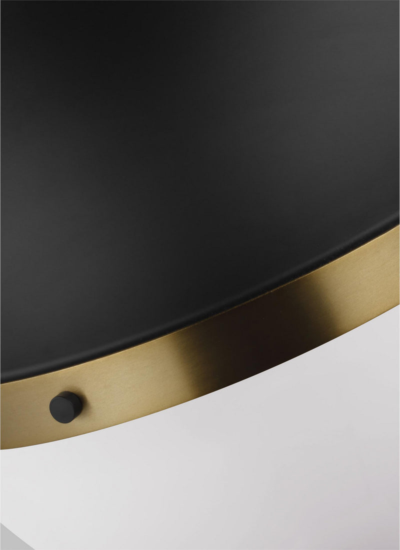 Visual Comfort Studio - 6577101-112 - One Light Pendant - Hanks - Midnight Black