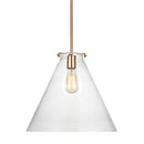 One Light Pendant<br /><span style="color:#4AB0CE;">Entrega: 4-10 dias en USA</span><br /><span style="color:#4AB0CE;font-size:60%;">PREGUNTE POR ENTREGA EN PANAMA</span><br />Collection: Kate<br />Finish: Satin Brass