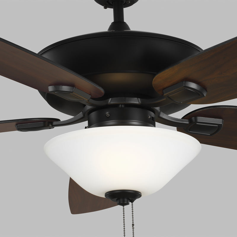 Generation Lighting - 5COM52MBKD-V1 - 52" Ceiling Fan - Colony - Midnight Black