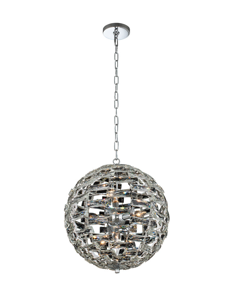 Nine Light Pendant<br /><span style="color:#4AB0CE;">Entrega: 4-10 dias en USA</span><br /><span style="color:#4AB0CE;font-size:60%;">PREGUNTE POR ENTREGA EN PANAMA</span><br />Collection: Alta<br />Finish: Polished Chrome