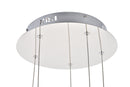 Elegant Lighting - 3500D5RC - LED Pendant - Polaris - Chrome