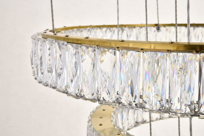 LED Chandelier<br /><span style="color:#4AB0CE;">Entrega: 15-16 semanas en USA</span><br /><span style="color:#4AB0CE;font-size:60%;">PREGUNTE POR ENTREGA EN PANAMA</span><br />Collection: Monroe<br />Finish: Gold
