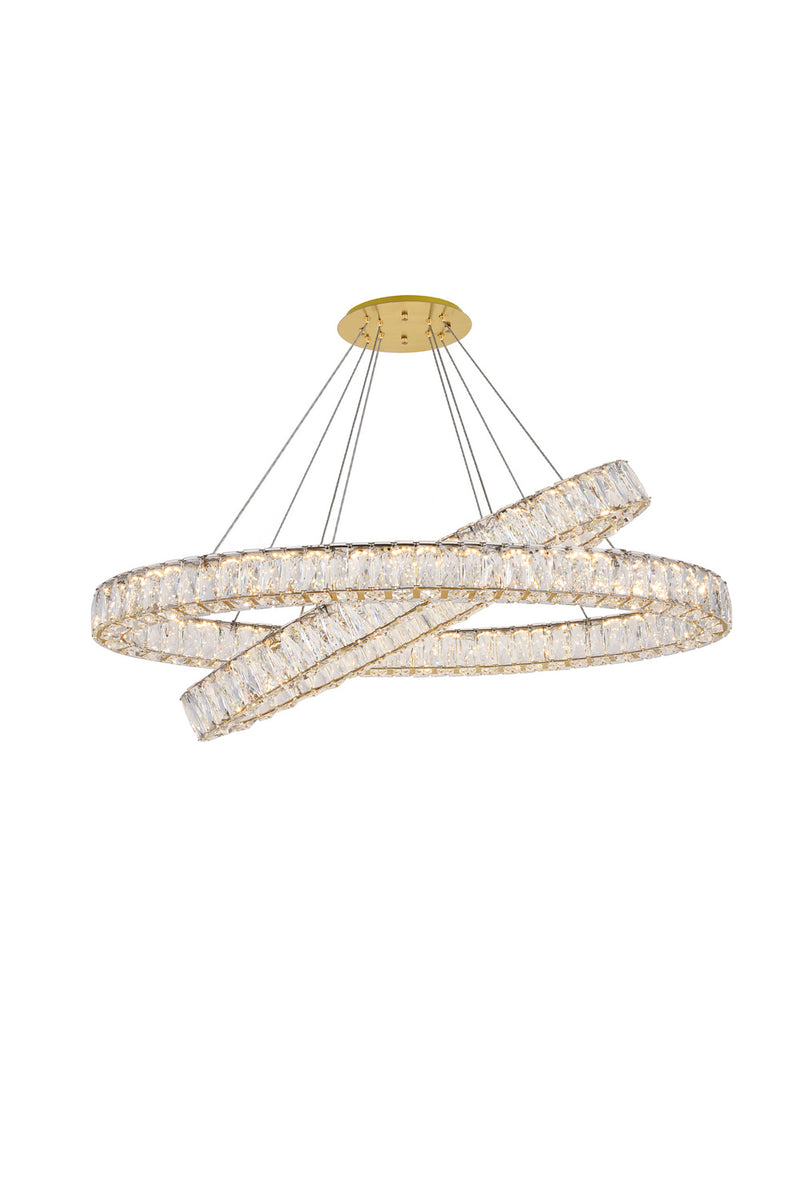LED Chandelier<br /><span style="color:#4AB0CE;">Entrega: 4-10 dias en USA</span><br /><span style="color:#4AB0CE;font-size:60%;">PREGUNTE POR ENTREGA EN PANAMA</span><br />Collection: Monroe<br />Finish: Gold
