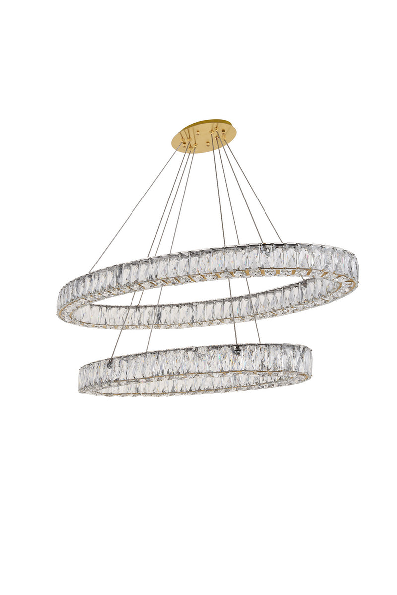 LED Chandelier<br /><span style="color:#4AB0CE;">Entrega: 4-10 dias en USA</span><br /><span style="color:#4AB0CE;font-size:60%;">PREGUNTE POR ENTREGA EN PANAMA</span><br />Collection: Monroe<br />Finish: Gold