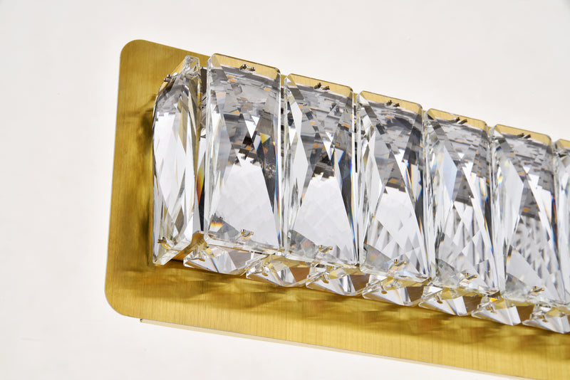 LED Wall Sconce<br /><span style="color:#4AB0CE;">Entrega: 4-10 dias en USA</span><br /><span style="color:#4AB0CE;font-size:60%;">PREGUNTE POR ENTREGA EN PANAMA</span><br />Collection: Monroe<br />Finish: Gold