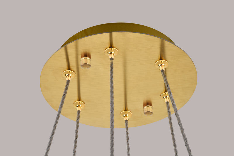 Elegant Lighting - 3503G18G - LED Pendant - Monroe - Gold