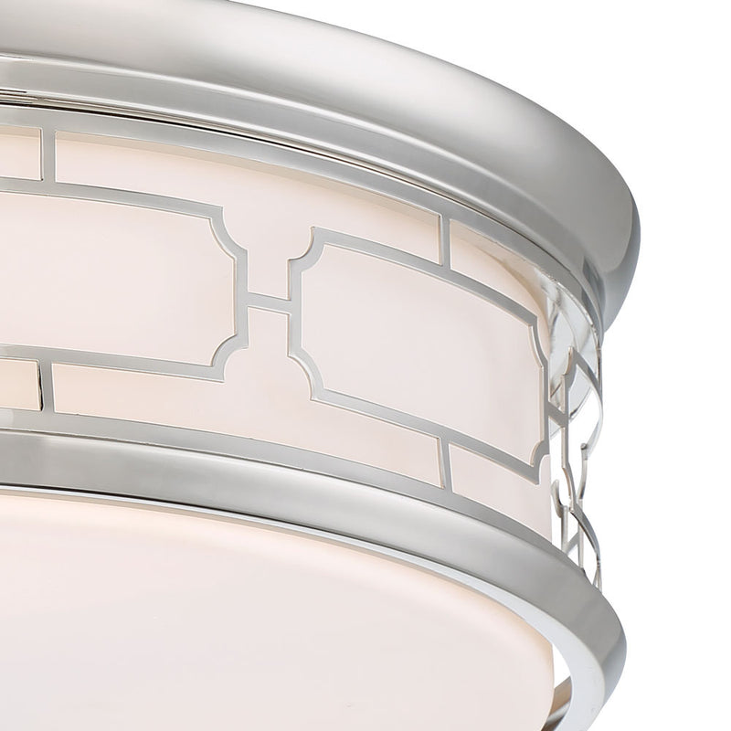 LED Flush Mount<br /><span style="color:#4AB0CE;">Entrega: 4-10 dias en USA</span><br /><span style="color:#4AB0CE;font-size:60%;">PREGUNTE POR ENTREGA EN PANAMA</span><br />Collection: Flush Mount<br />Finish: Polished Nickel