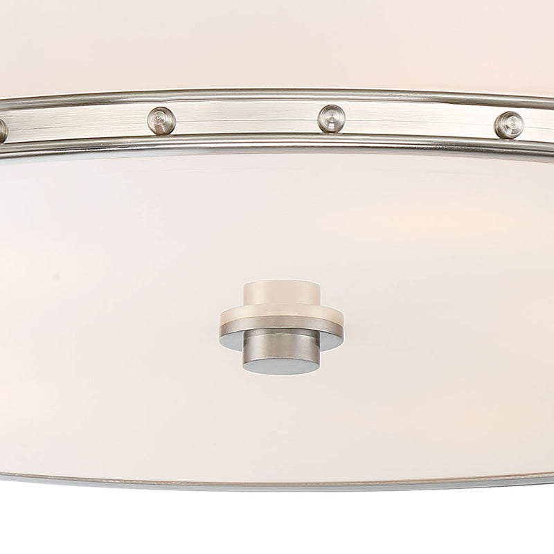 LED Flush Mount<br /><span style="color:#4AB0CE;">Entrega: 4-10 dias en USA</span><br /><span style="color:#4AB0CE;font-size:60%;">PREGUNTE POR ENTREGA EN PANAMA</span><br />Collection: Flush Mount<br />Finish: Brushed Nickel