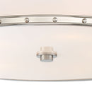 LED Flush Mount<br /><span style="color:#4AB0CE;">Entrega: 4-10 dias en USA</span><br /><span style="color:#4AB0CE;font-size:60%;">PREGUNTE POR ENTREGA EN PANAMA</span><br />Collection: Flush Mount<br />Finish: Brushed Nickel