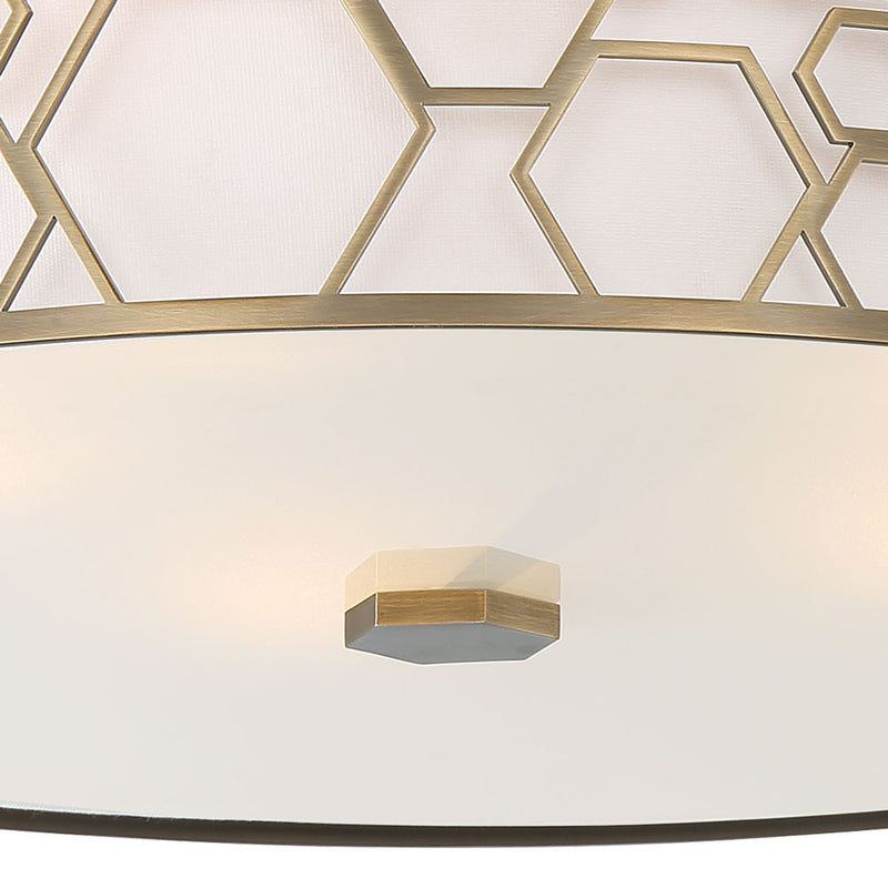 LED Flush Mount<br /><span style="color:#4AB0CE;">Entrega: 4-10 dias en USA</span><br /><span style="color:#4AB0CE;font-size:60%;">PREGUNTE POR ENTREGA EN PANAMA</span><br />Finish: Polished Satin Brass