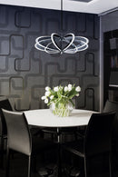 BlackJack Lighting - IRD-27C-PC-27U-30K - LED Pendant - Iridium - Polished Chrome
