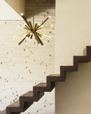 LED Chandelier<br /><span style="color:#4AB0CE;">Entrega: 4-10 dias en USA</span><br /><span style="color:#4AB0CE;font-size:60%;">PREGUNTE POR ENTREGA EN PANAMA</span><br />Collection: Starburst<br />Finish: Polished Chrome