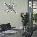 LED Chandelier<br /><span style="color:#4AB0CE;">Entrega: 4-10 dias en USA</span><br /><span style="color:#4AB0CE;font-size:60%;">PREGUNTE POR ENTREGA EN PANAMA</span><br />Collection: Starburst<br />Finish: Brushed Brass