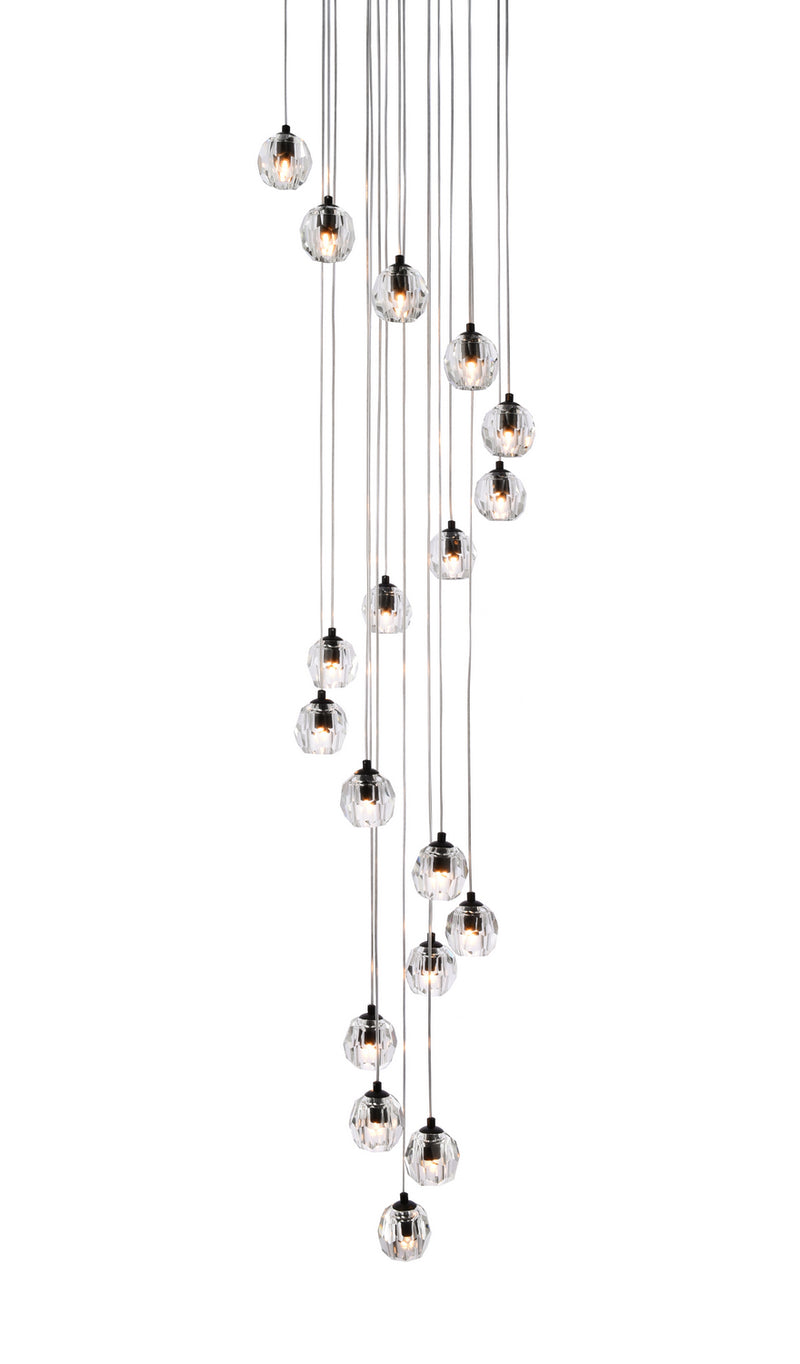 LED Pendant<br /><span style="color:#4AB0CE;">Entrega: 4-10 dias en USA</span><br /><span style="color:#4AB0CE;font-size:60%;">PREGUNTE POR ENTREGA EN PANAMA</span><br />Collection: Eren<br />Finish: Black