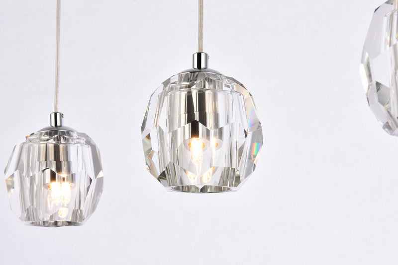 LED Pendant<br /><span style="color:#4AB0CE;">Entrega: 4-10 dias en USA</span><br /><span style="color:#4AB0CE;font-size:60%;">PREGUNTE POR ENTREGA EN PANAMA</span><br />Collection: Eren<br />Finish: Chrome