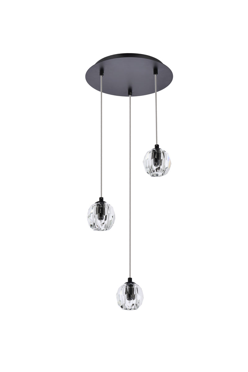 LED Pendant<br /><span style="color:#4AB0CE;">Entrega: 4-10 dias en USA</span><br /><span style="color:#4AB0CE;font-size:60%;">PREGUNTE POR ENTREGA EN PANAMA</span><br />Collection: Eren<br />Finish: Black