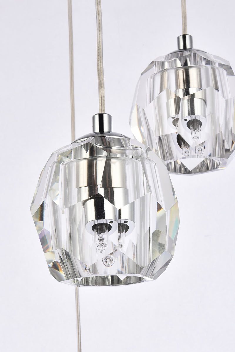 LED Pendant<br /><span style="color:#4AB0CE;">Entrega: 4-10 dias en USA</span><br /><span style="color:#4AB0CE;font-size:60%;">PREGUNTE POR ENTREGA EN PANAMA</span><br />Collection: Eren<br />Finish: Chrome