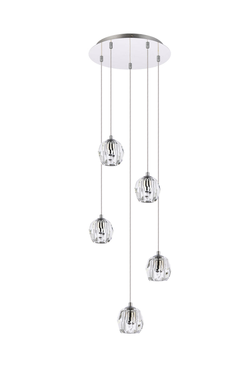 LED Pendant<br /><span style="color:#4AB0CE;">Entrega: 4-10 dias en USA</span><br /><span style="color:#4AB0CE;font-size:60%;">PREGUNTE POR ENTREGA EN PANAMA</span><br />Collection: Eren<br />Finish: Chrome