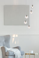 LED Pendant<br /><span style="color:#4AB0CE;">Entrega: 4-10 dias en USA</span><br /><span style="color:#4AB0CE;font-size:60%;">PREGUNTE POR ENTREGA EN PANAMA</span><br />Collection: Eren<br />Finish: Chrome