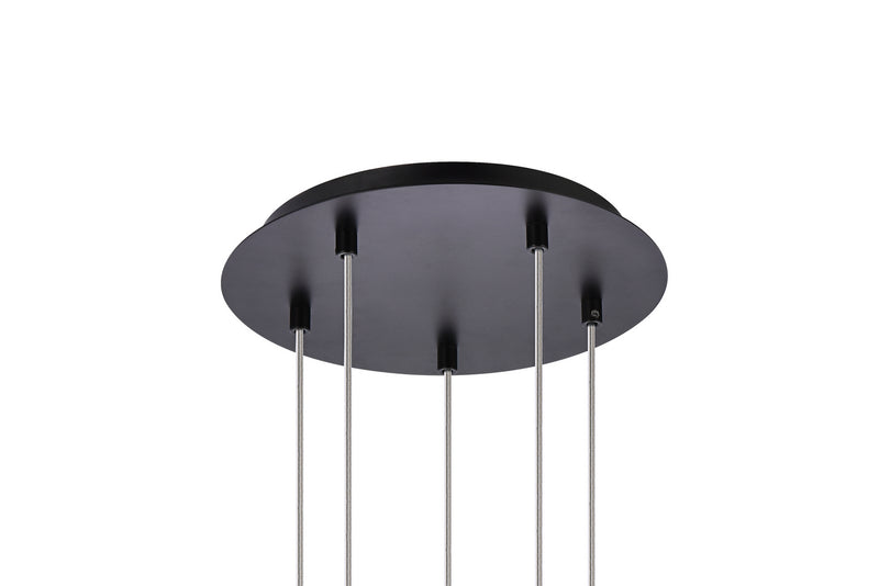 LED Pendant<br /><span style="color:#4AB0CE;">Entrega: 4-10 dias en USA</span><br /><span style="color:#4AB0CE;font-size:60%;">PREGUNTE POR ENTREGA EN PANAMA</span><br />Collection: Eren<br />Finish: Black