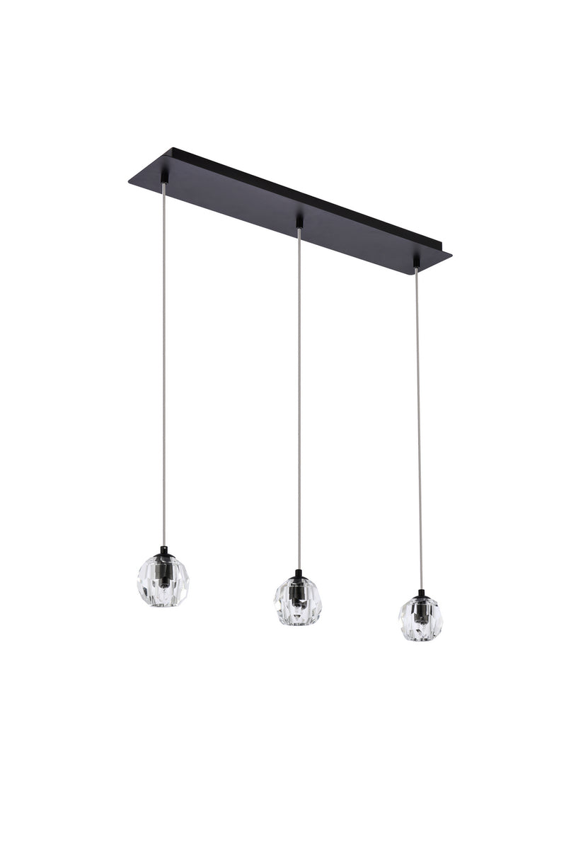 LED Pendant<br /><span style="color:#4AB0CE;">Entrega: 4-10 dias en USA</span><br /><span style="color:#4AB0CE;font-size:60%;">PREGUNTE POR ENTREGA EN PANAMA</span><br />Collection: Eren<br />Finish: Black