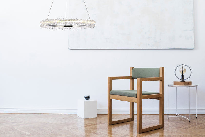 LED Pendant<br /><span style="color:#4AB0CE;">Entrega: 16-17 semanas en USA</span><br /><span style="color:#4AB0CE;font-size:60%;">PREGUNTE POR ENTREGA EN PANAMA</span><br />Collection: Laurel<br />Finish: Chrome