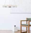 Elegant Lighting - 3506D26C - LED Pendant - Laurel - Chrome