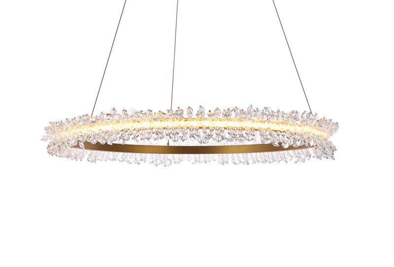 LED Pendant<br /><span style="color:#4AB0CE;">Entrega: 4-10 dias en USA</span><br /><span style="color:#4AB0CE;font-size:60%;">PREGUNTE POR ENTREGA EN PANAMA</span><br />Collection: Laurel<br />Finish: Gold