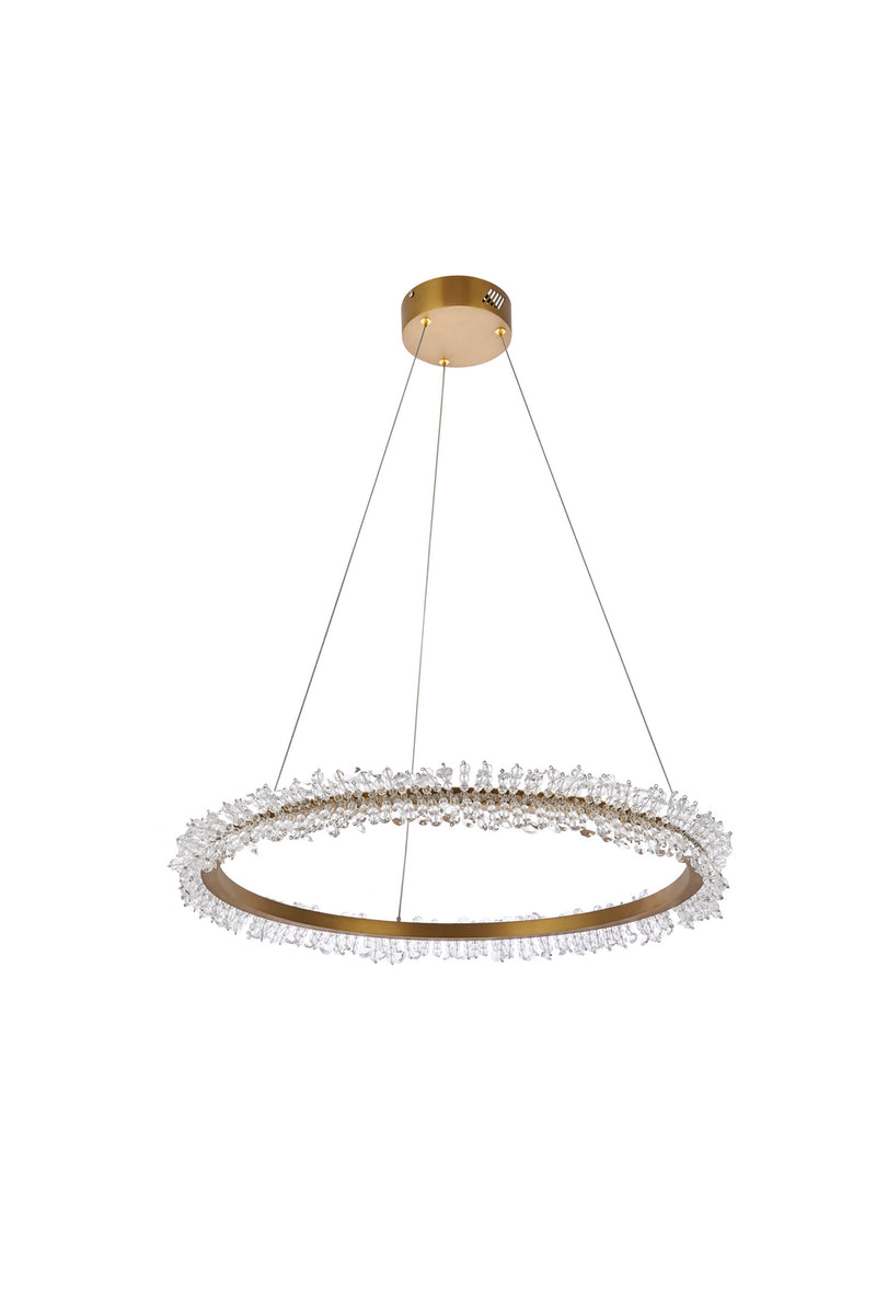LED Pendant<br /><span style="color:#4AB0CE;">Entrega: 4-10 dias en USA</span><br /><span style="color:#4AB0CE;font-size:60%;">PREGUNTE POR ENTREGA EN PANAMA</span><br />Collection: Laurel<br />Finish: Gold
