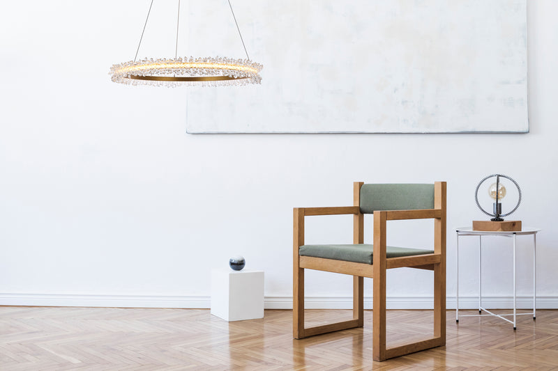 LED Pendant<br /><span style="color:#4AB0CE;">Entrega: 4-10 dias en USA</span><br /><span style="color:#4AB0CE;font-size:60%;">PREGUNTE POR ENTREGA EN PANAMA</span><br />Collection: Laurel<br />Finish: Gold
