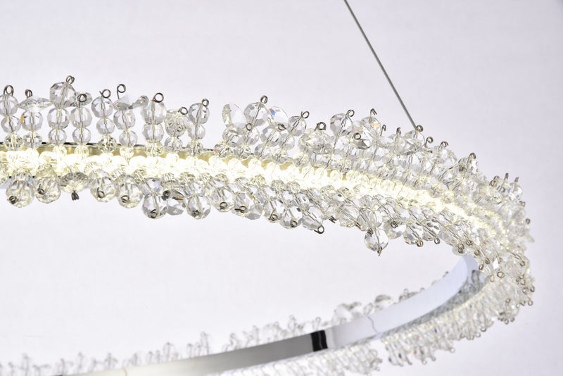 LED Pendant<br /><span style="color:#4AB0CE;">Entrega: 4-10 dias en USA</span><br /><span style="color:#4AB0CE;font-size:60%;">PREGUNTE POR ENTREGA EN PANAMA</span><br />Collection: Laurel<br />Finish: Chrome