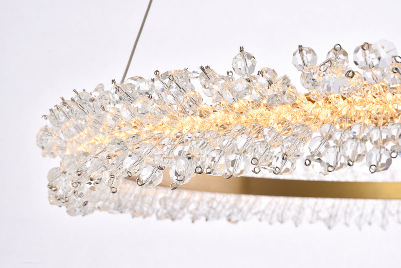 LED Pendant<br /><span style="color:#4AB0CE;">Entrega: 4-10 dias en USA</span><br /><span style="color:#4AB0CE;font-size:60%;">PREGUNTE POR ENTREGA EN PANAMA</span><br />Collection: Laurel<br />Finish: Gold