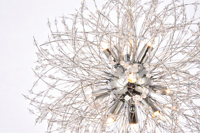 Nine Light Pendant<br /><span style="color:#4AB0CE;">Entrega: 4-10 dias en USA</span><br /><span style="color:#4AB0CE;font-size:60%;">PREGUNTE POR ENTREGA EN PANAMA</span><br />Collection: Solace<br />Finish: Chrome