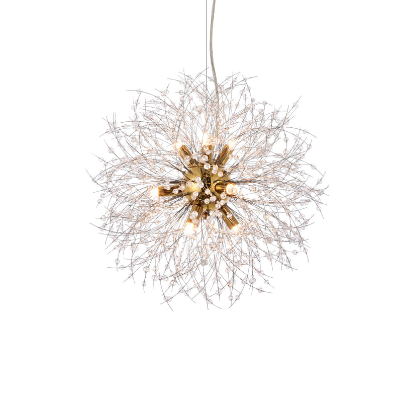 Nine Light Pendant<br /><span style="color:#4AB0CE;">Entrega: 4-10 dias en USA</span><br /><span style="color:#4AB0CE;font-size:60%;">PREGUNTE POR ENTREGA EN PANAMA</span><br />Collection: Solace<br />Finish: Gold