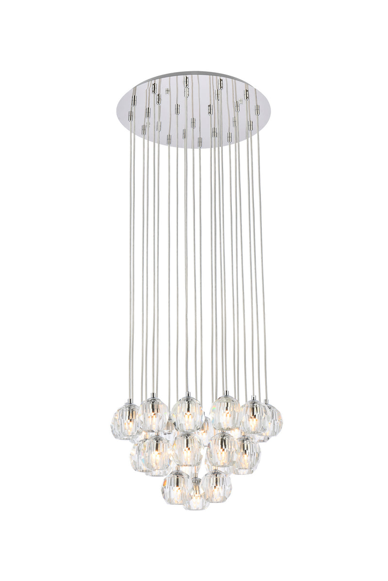 LED Pendant<br /><span style="color:#4AB0CE;">Entrega: 4-10 dias en USA</span><br /><span style="color:#4AB0CE;font-size:60%;">PREGUNTE POR ENTREGA EN PANAMA</span><br />Collection: Eren<br />Finish: Chrome