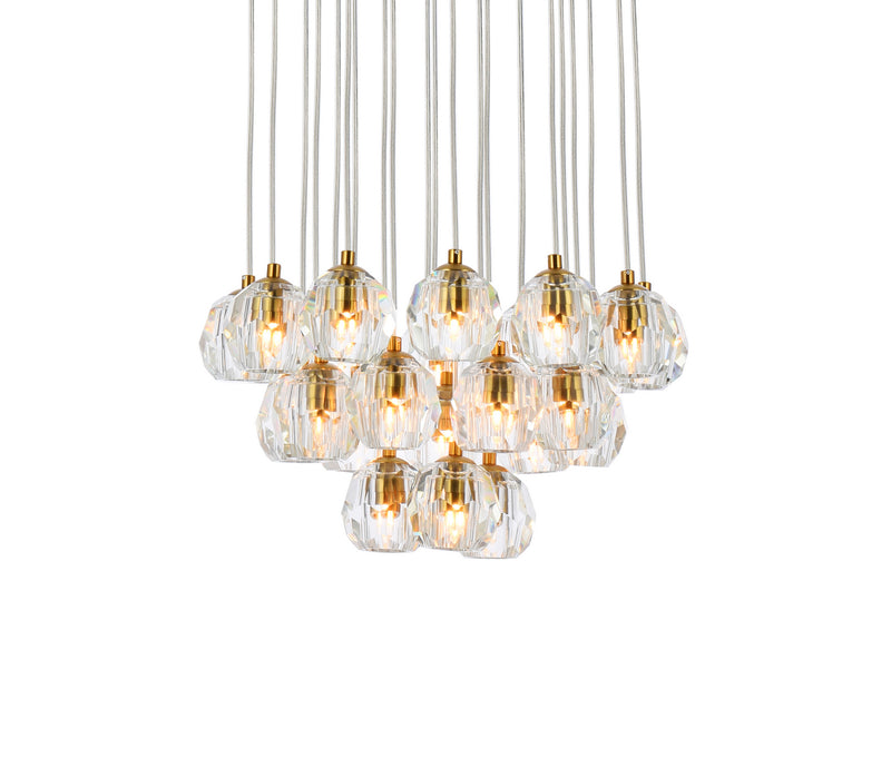 LED Pendant<br /><span style="color:#4AB0CE;">Entrega: 4-10 dias en USA</span><br /><span style="color:#4AB0CE;font-size:60%;">PREGUNTE POR ENTREGA EN PANAMA</span><br />Collection: Eren<br />Finish: Gold