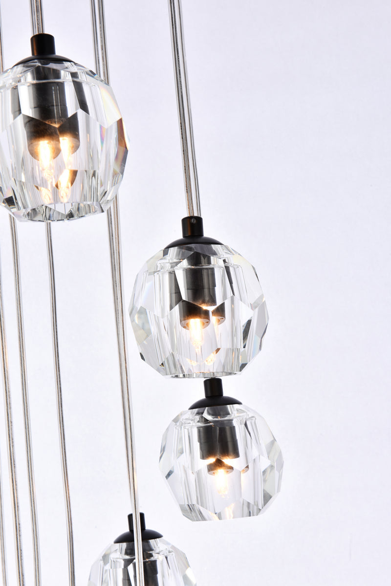 LED Pendant<br /><span style="color:#4AB0CE;">Entrega: 4-10 dias en USA</span><br /><span style="color:#4AB0CE;font-size:60%;">PREGUNTE POR ENTREGA EN PANAMA</span><br />Collection: Eren<br />Finish: Black