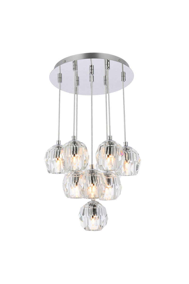 LED Pendant<br /><span style="color:#4AB0CE;">Entrega: 4-10 dias en USA</span><br /><span style="color:#4AB0CE;font-size:60%;">PREGUNTE POR ENTREGA EN PANAMA</span><br />Collection: Eren<br />Finish: Chrome